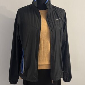 Nike Women's Black and Blue Utility Jacket